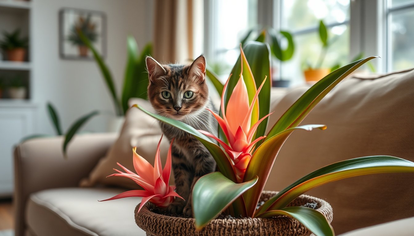 Bromeliad Poisonous to Cats