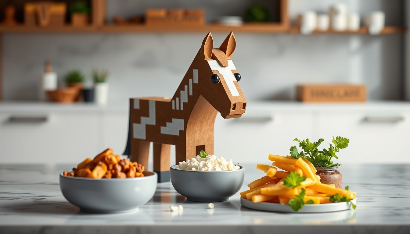 What Do Horses Eat In Minecraft To Breed