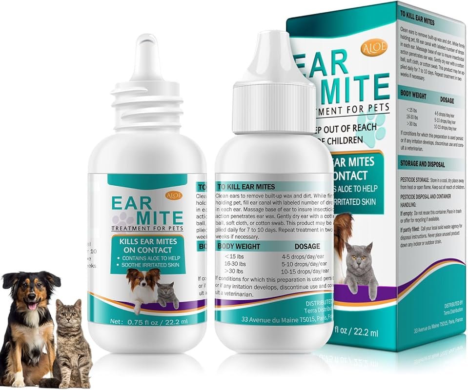 Ear Mites Treatment Aloe Formula