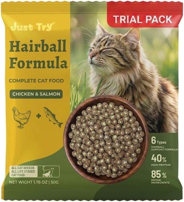 best cat foods for hairballs